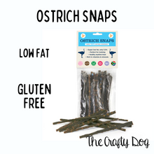 Load image into Gallery viewer, JR Pet Products - Ostrich Snaps - 3.5% Fat Low Fat Pancreatitis diet