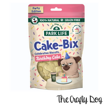 Load image into Gallery viewer, Park Life - Biscuits + Dentals - Peanut Butter, Bacon, Chamomile, Turkey, Birthday Cake!