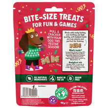 Load image into Gallery viewer, Denzels - Crimbo Crackers - Turkey & Stuffing Dog Treats - 90g