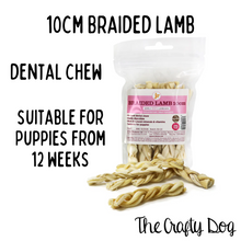 Load image into Gallery viewer, JR Pet Products - 10cm Braided Lamb 100g Bag