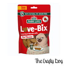 Load image into Gallery viewer, Park Life - Biscuits + Dentals - Peanut Butter, Bacon, Chamomile, Turkey, Birthday Cake!