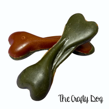 Load image into Gallery viewer, Carrot, Pumpkin, Sweet Potato, Broccoli, Spinach + Kelp Bone - Vegan Dog Treats - Nutribone