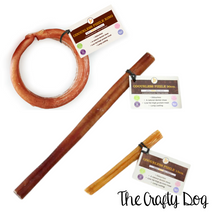 Load image into Gallery viewer, JR Pet Products - Odourless Pizzle - 15cm, 30cm or ring - Natural Chew For Dogs - Dental Treat