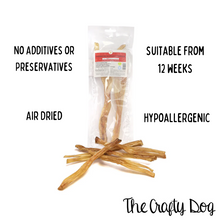 Load image into Gallery viewer, JR Pet Products - Buffalo Tendons 2 Per Pack - High Protein - Natural Dental Chew