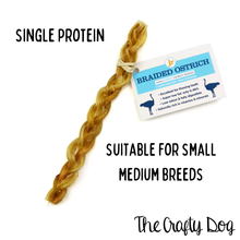 Load image into Gallery viewer, JR Pet Products - Braided Ostrich Tendons - 15cm