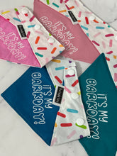 Load image into Gallery viewer, It's My Barkday Bandana - Sprinkles