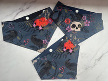 Load image into Gallery viewer, Halloween - Crows/Pumpkin/Skulls on Navy - Medium + Large