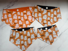 Load image into Gallery viewer, Halloween - Orange Ghosts - XS + Small + Medium + Large