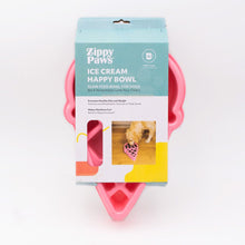 Load image into Gallery viewer, Zippy Paws - Happy Bowls - Ice Cream Pink