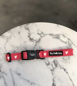 Heart Breaker Collar - Valentines Red