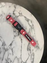Load image into Gallery viewer, Heart Breaker Collar - Valentines Red