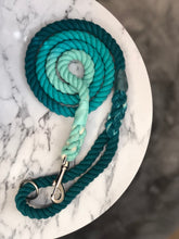Load image into Gallery viewer, Can't Stop The Tealin' Rope Lead