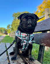 Load image into Gallery viewer, Peppermint Plaid Bow Ti