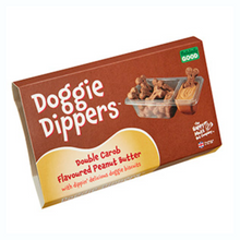 Load image into Gallery viewer, Doggie Dippers: Peanut Butter + Biscuit Dip Dog Treats 100g - 3 Flavours