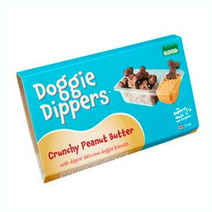 Doggie Dippers: Peanut Butter + Biscuit Dip Dog Treats 100g - 3 Flavours