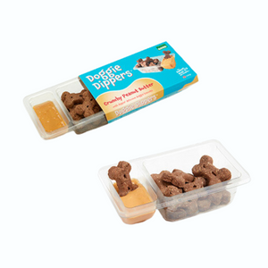 Doggie Dippers: Peanut Butter + Biscuit Dip Dog Treats 100g - 3 Flavours