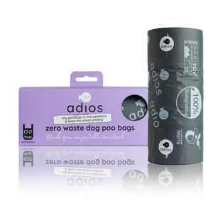 NEW Adios Poop Bags Individual Rolls