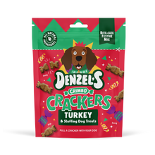 Load image into Gallery viewer, Denzels - Crimbo Crackers - Turkey &amp; Stuffing Dog Treats - 90g