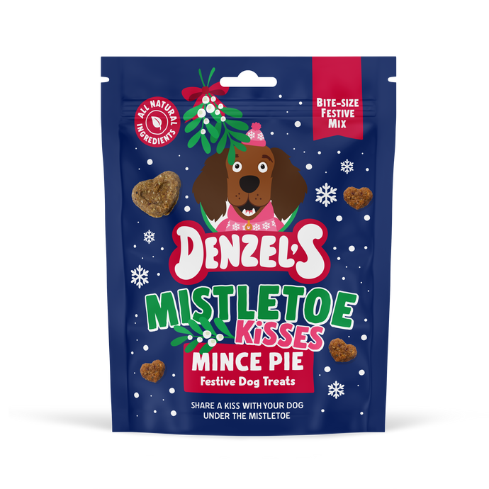 Denzels - Mistletoe Kisses - Mince Pie Dog Treats - 90g