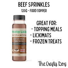 Load image into Gallery viewer, Meaty Licks - Beef Sprinkles 120g
