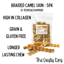 Load image into Gallery viewer, JR Pet Products - Braided Camel 12-15cm 5 Pack