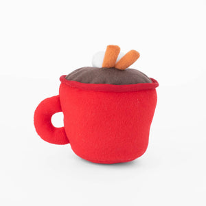 Zippy Paws -  Holiday Hot Cocoa - Plush Dog Toy