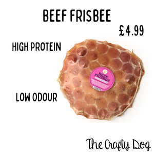JR Pet Products - Beef Frisbee - Low Odour Dental Chew