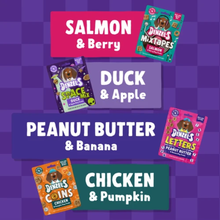 Load image into Gallery viewer, Denzels - Peanut Butter + Banana Letters - Training Treats 90g