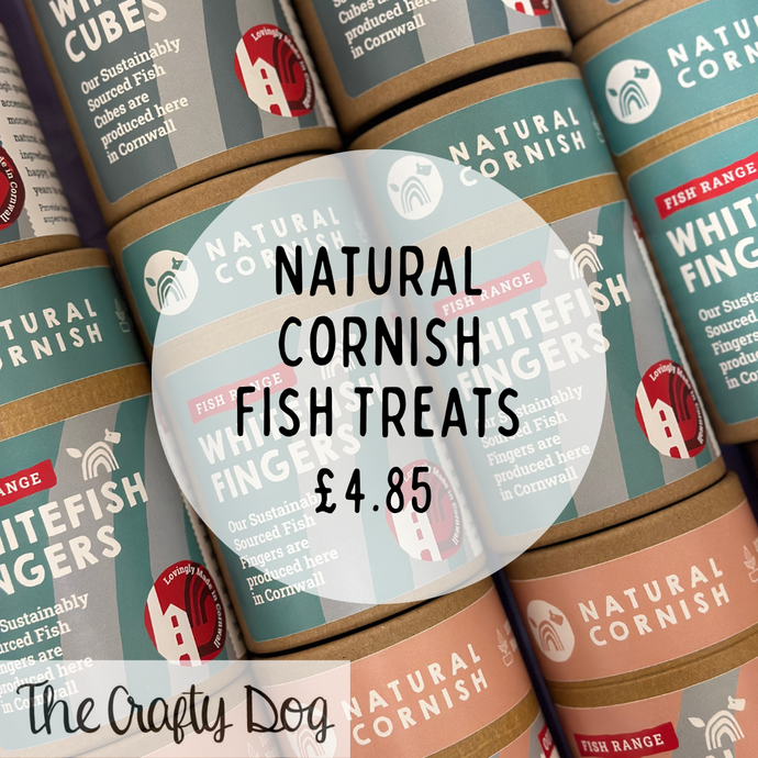 Natural Cornish Dog Treats - Fish Fingers, Cubes or Cookies