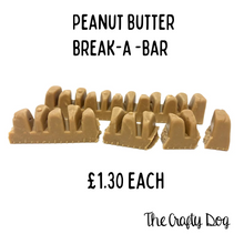 Load image into Gallery viewer, Break A Bar - Peanut Butter Flavour Vegan Dog Treat