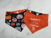 Load image into Gallery viewer, Mumma&#39;s Little Pumpkin Bandana - Halloween