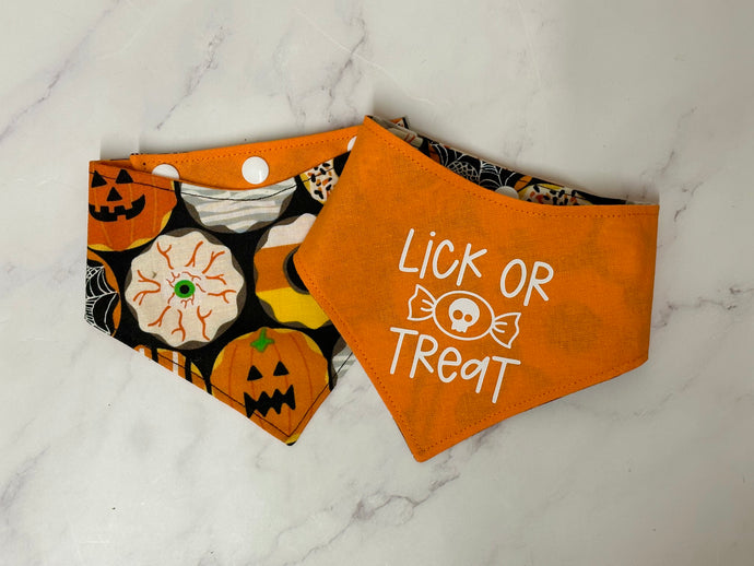 Lick Or Treat Bandana - Halloween