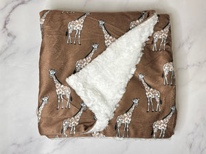 Giraffic Park Dog Blanket
