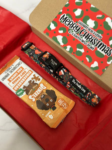 Gift Set FOUR - Lucky Dip Christmas Collar + Denzels Chews