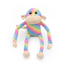 Load image into Gallery viewer, Zippy Paws - Monkey – Large Rainbow
