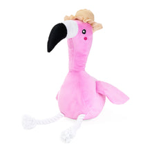 Load image into Gallery viewer, Zippy Paws - Flamingo Dog Toy