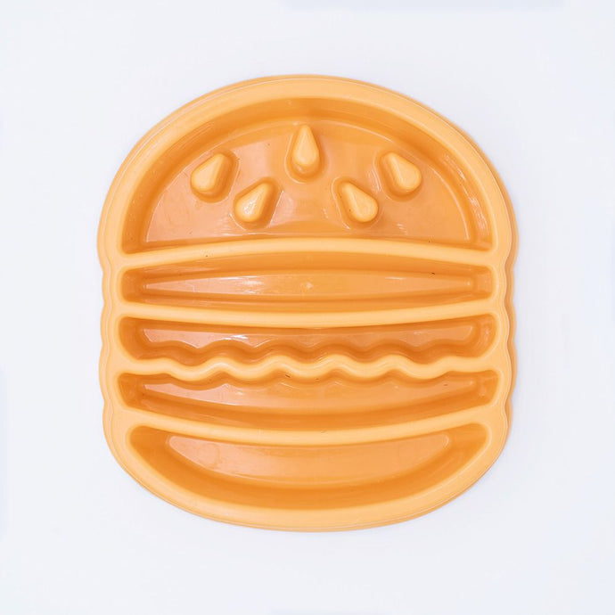 Zippy Paws - Happy Bowls - Hamburger Yellow