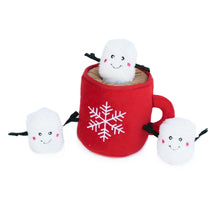 Load image into Gallery viewer, Zippy Paws - Hot Cocoa - Plush Burrow Dog Toy