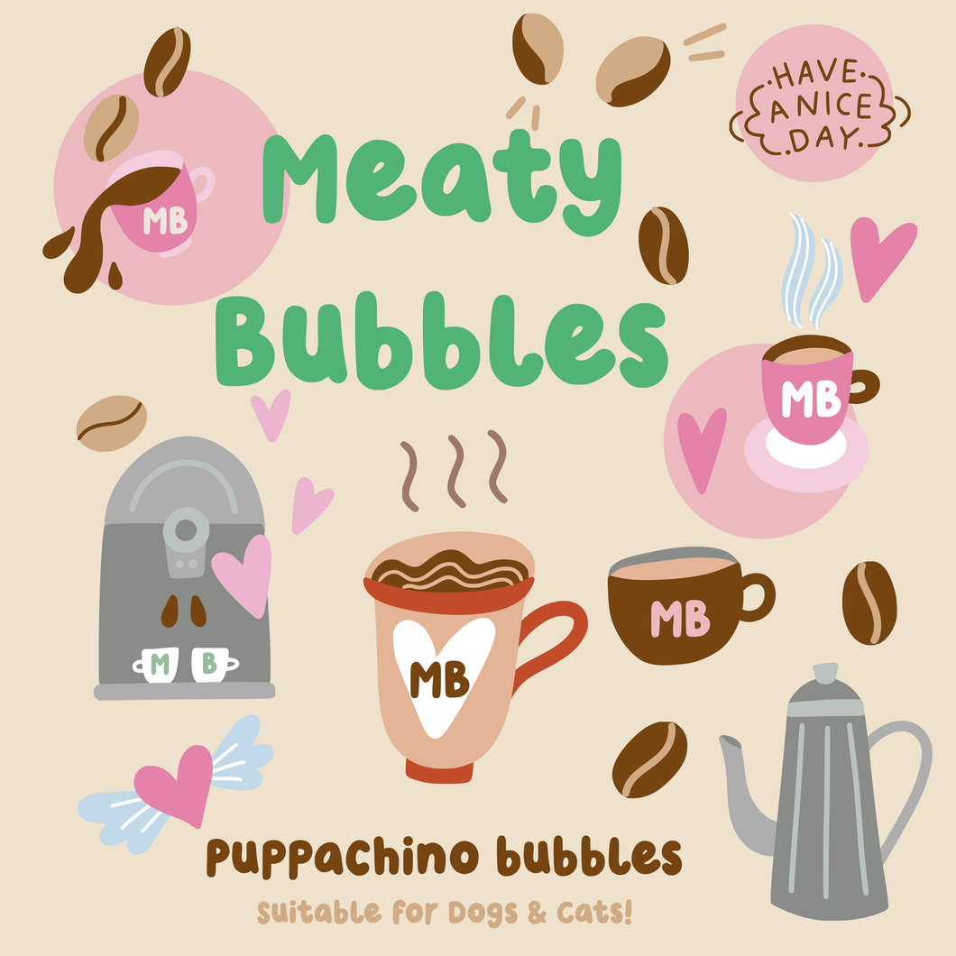 Meaty Bubbles - Puppachino Flavour