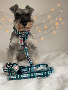 Peppermint Plaid Poop Bag Holder