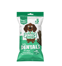 Load image into Gallery viewer, Denzels -   Daily Dentals For Medium Dogs: Peanut Butter, Peppermint &amp; Parsley [v] (5 chews)