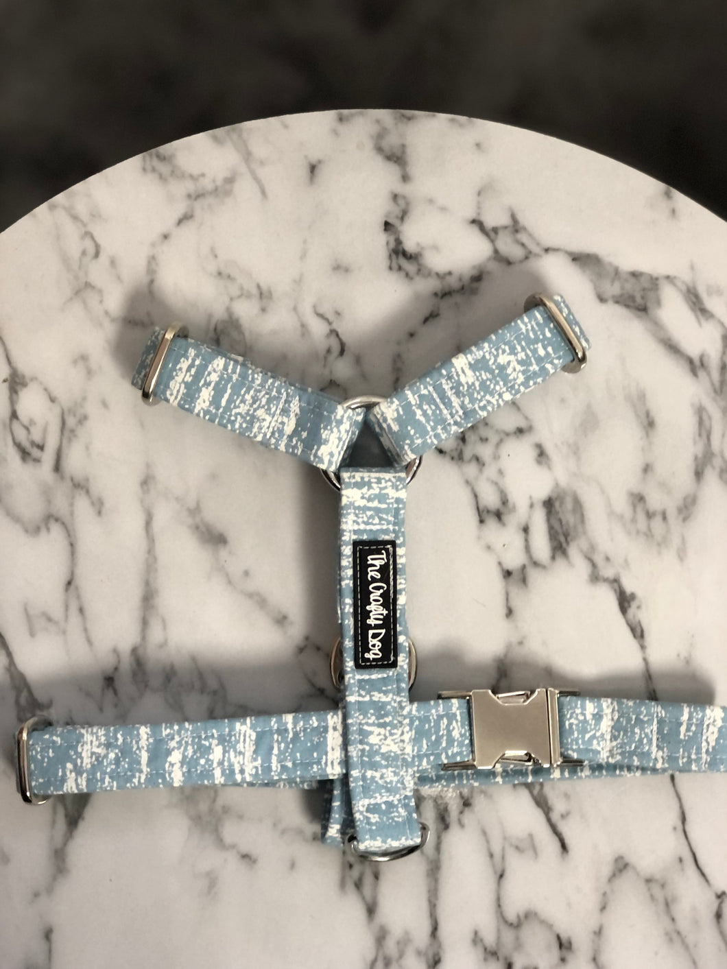 Ready To Ship Strap Harness - Size Small - Baby Blue Brush