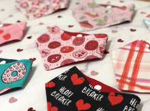 Load image into Gallery viewer, Valentines - Butt Sniffs + Kisses Bandana