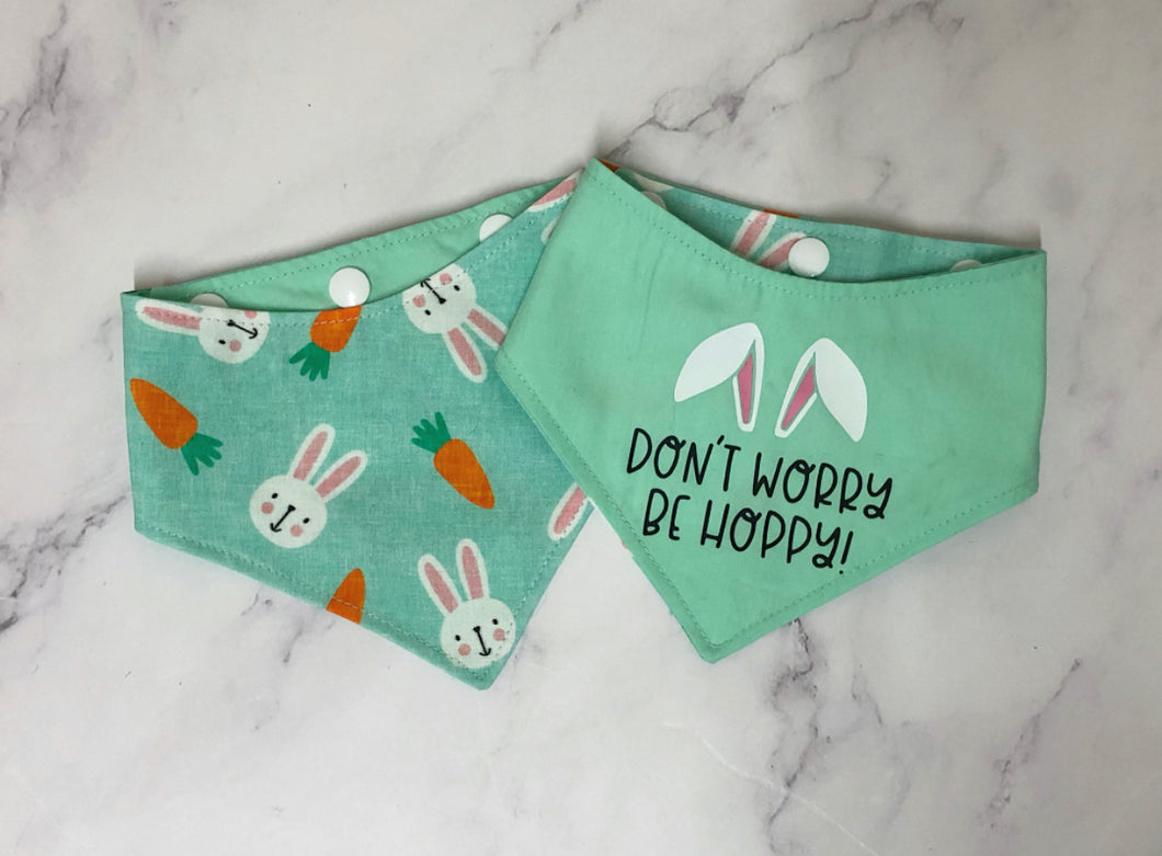 Easter - Don't Worry, Be Hoppy!  Bandana
