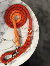 Load image into Gallery viewer, Pumpkin Spice Rope Lead