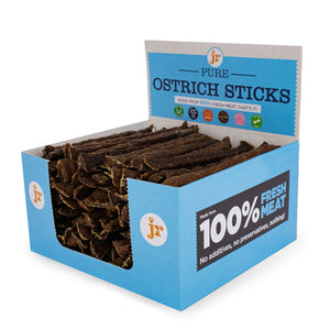 JR Pet Products - Pure Ostrich Sticks - 8 x Sticks