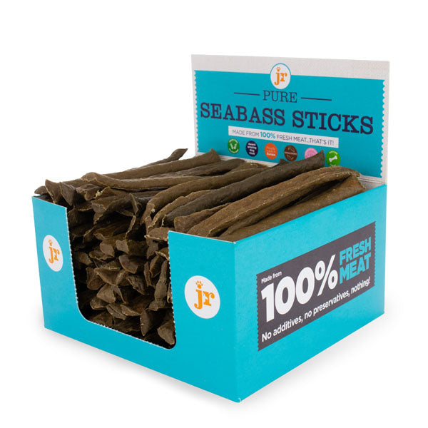 JR Pet Products - Pure Seabass Sticks - 8 x Sticks