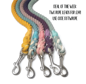10th - 14th November 2021 - Two Rope Leads For £34!