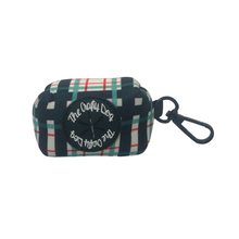 Load image into Gallery viewer, Peppermint Plaid Poop Bag Holder