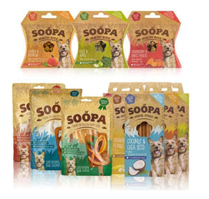 Soopa bites, chews & dental sticks